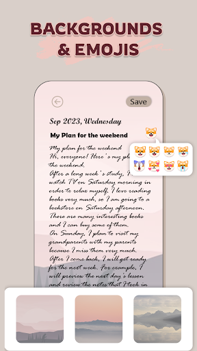 Screenshot My Diary - Daily Journal App