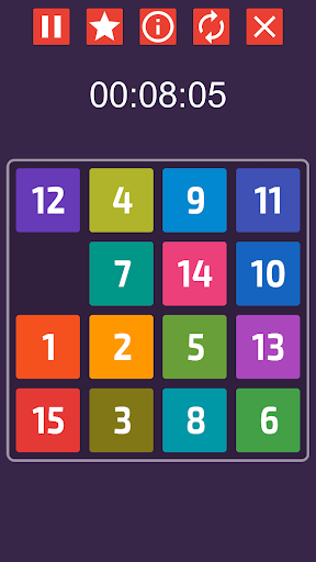 15 Puzzle - Classic Fifteen Number Game