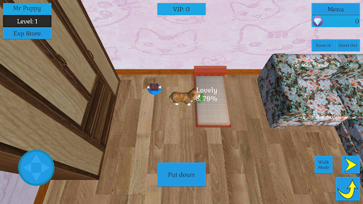 Cute Pocket Cat And Puppy 3D