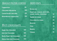 Catena Coffee menu 1