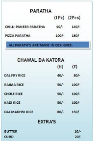 Punjabi Taste Buds menu 2