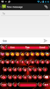 Spheres Red Emoji Keyboard(圖6)-速報App