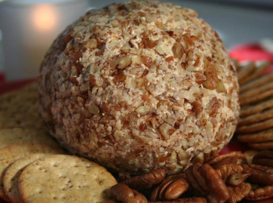 Dried Beef And Green Onion Cheese Ball Recipe | Just A Pinch