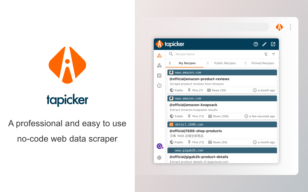 Tapicker - Powerful Web Data Scraper Preview image 15