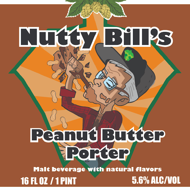 Logo of Duesterbeck’s Nutty Bill’s Peanut Butter Porter