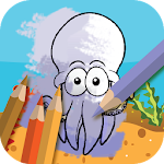 Cover Image of Download Coloring Book Sea Animals 1.0 APK