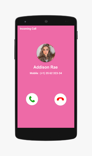 Addison Rae Video Call Simulator