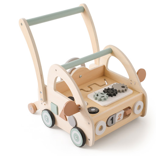 Title 5, Childrens Wooden Puzzle Multi-functional Walke...