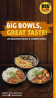 Big Bowl (Big Bowl Company) menu 1