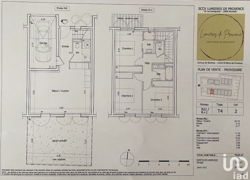 Vente maison 4 pièces 82 m² à Saint-Rémy-de-Provence (13210), 508 560 €