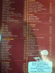 Kailash Restaurant menu 2