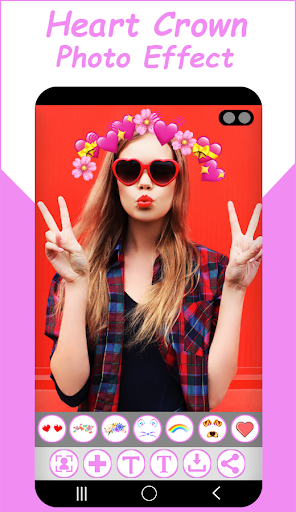 Heart Crown Photo Effect