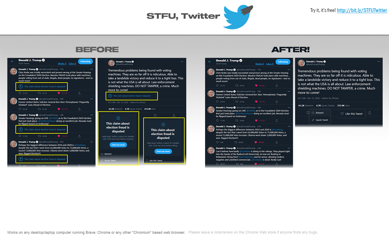 STFU Twitter Preview image 3