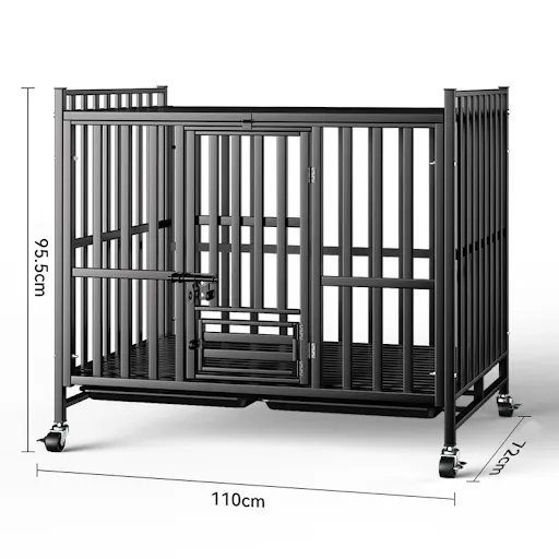 Modern Metal Dog House for Balcony Dog Cage One-piece Extra Large Space Simple Creative Household House for Dogs and Cat