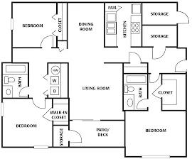 Modena Floorplan Diagram