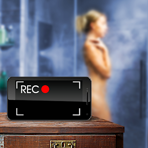 Hidden video camera spy logo