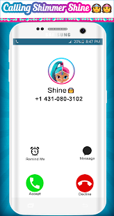 Calling Shimmer Shine 1.0 APK + Mod (Uang yang tidak terbatas) untuk android