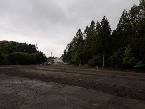 登山者用駐車場に停めて