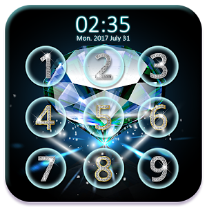 Download Diamond Keypad Lock Screen For PC Windows and Mac