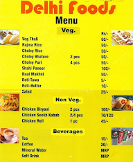 Delhi Foods menu 1