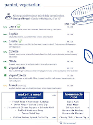 Paris Panini - Gourmet Sandwiches & Wraps menu 2