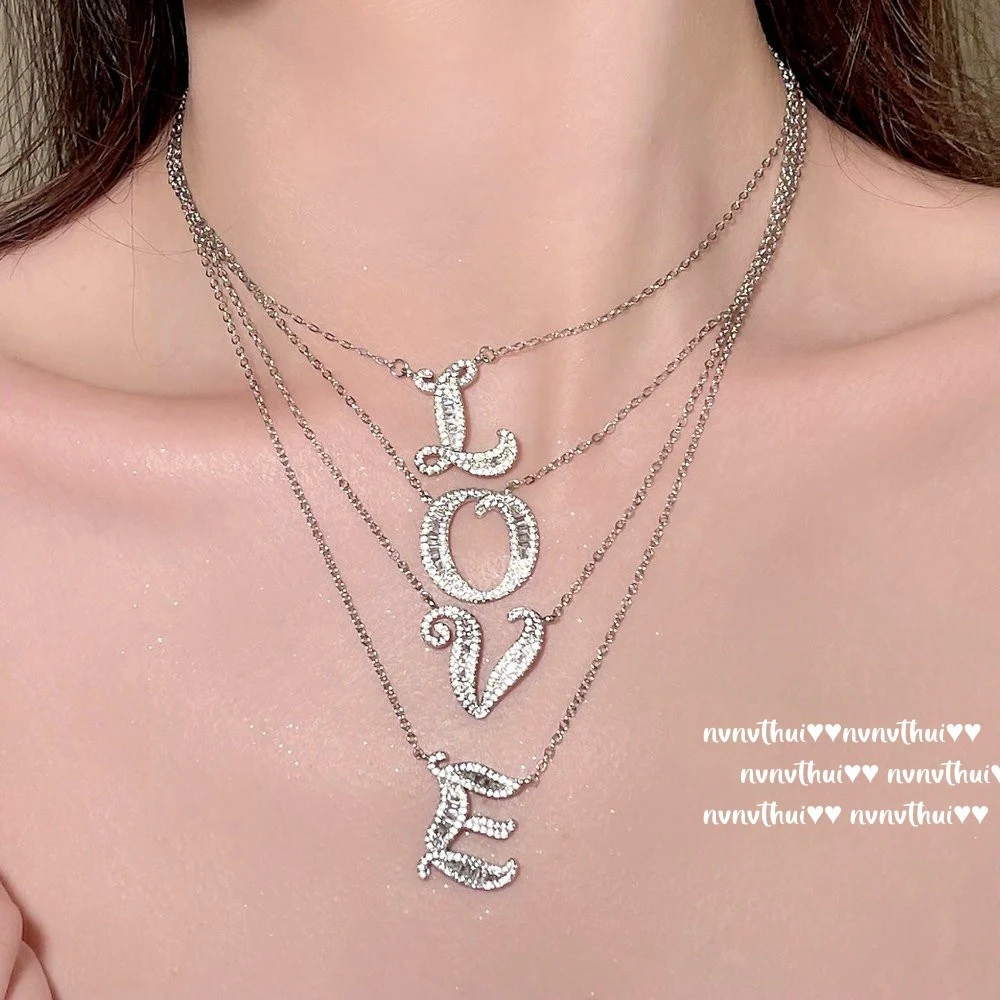 Title 2, Collier scintillant avec gemmes de sucre en for...