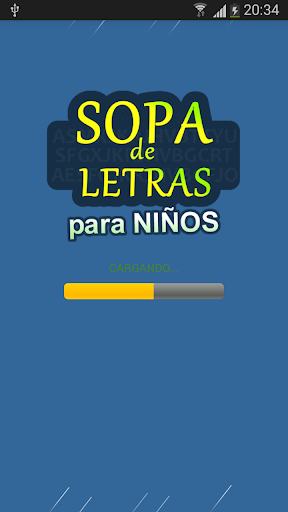 Sopa de letras para niños