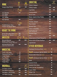 The Beer Cafe menu 1