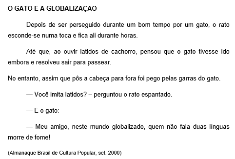 A frase que expressa uma opinião é