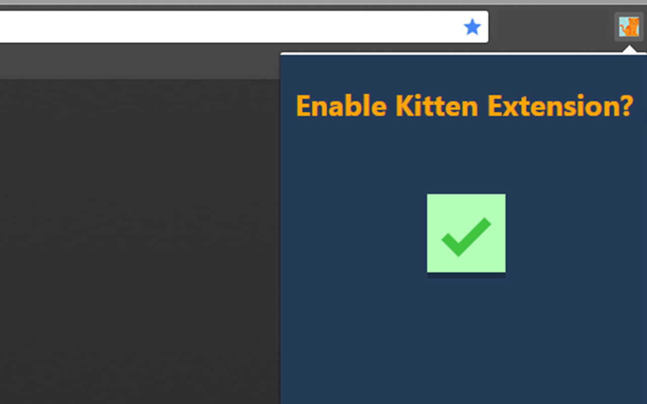 Toggleable Chrome Exkittension Preview image 3