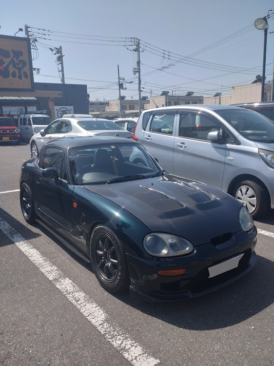 カプチーノの春休みだね・平日だけど・人多いwwに関するカスタム事例の投稿画像1枚目