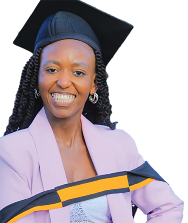 Graduate and top businesswoman, Bokang Lehloenya.