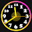 Neon Clock Wallpaper icon