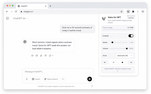 Voice for GPT screenshot 2