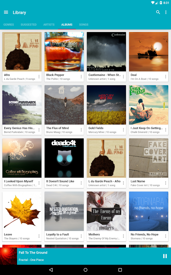   Shuttle+ Music Player- หน้าจอ 