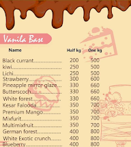 Cake-O-Lava menu 1