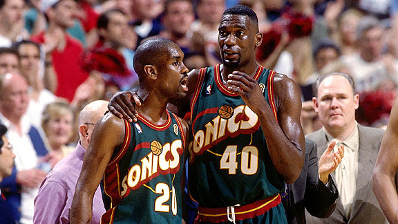 Gary Payton and Shawn Kemp