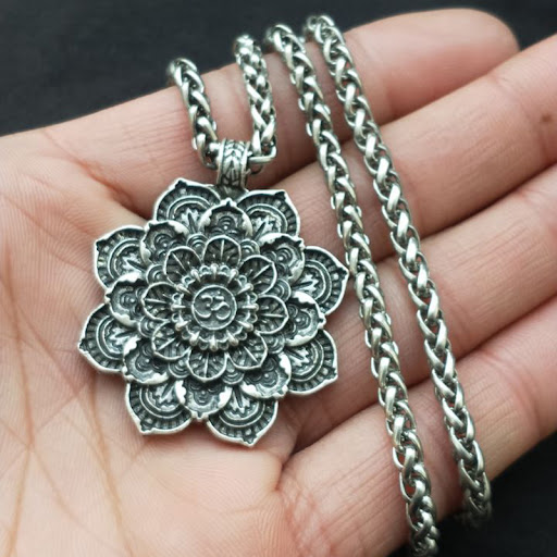 Title 3, Tibet Mandala Chain Necklace