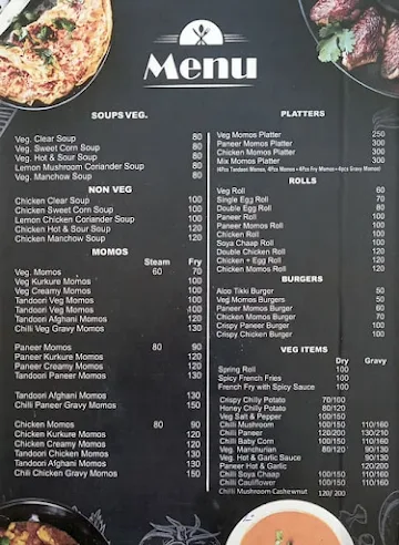 Golden China Hut menu 