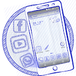 Cover Image of Herunterladen Sketch Launcher Theme 2.2 APK