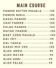 Roti Sabji.Com menu 1