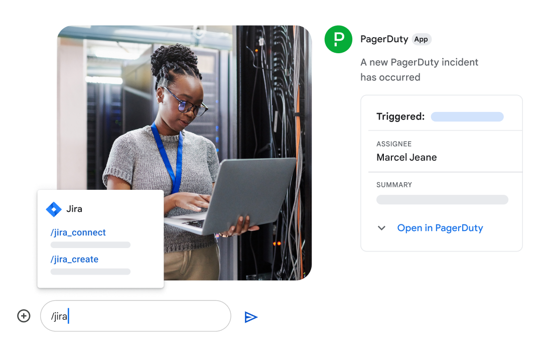 Integrações da PagerDuty e Jira para o Workspace 