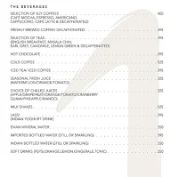 The One - Le Meridien menu 8