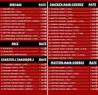 La Jawab Kitchen menu 1