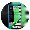 Descargar Theme for mi A2 abstract green walls wall Instalar Más reciente APK descargador