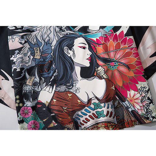 Title 5, Printed Kimono Sleeve Shirt