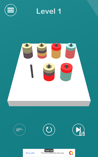 Sort it 3D  Hoop Stack Fun Puzzle Brain Games