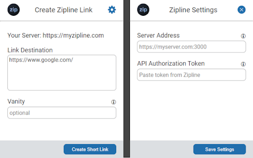 Zipline URL Shortener