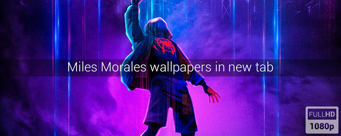 Miles Morales Wallpapers New Tab marquee promo image