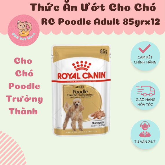 Royal Canin Poodle Adult Wet - Thức Ăn Ướt Cho Chó Poodle Trưởng Thành